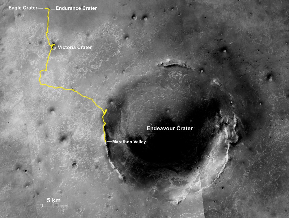 Łazik Opportunity zdobył Dolinę Maratonu